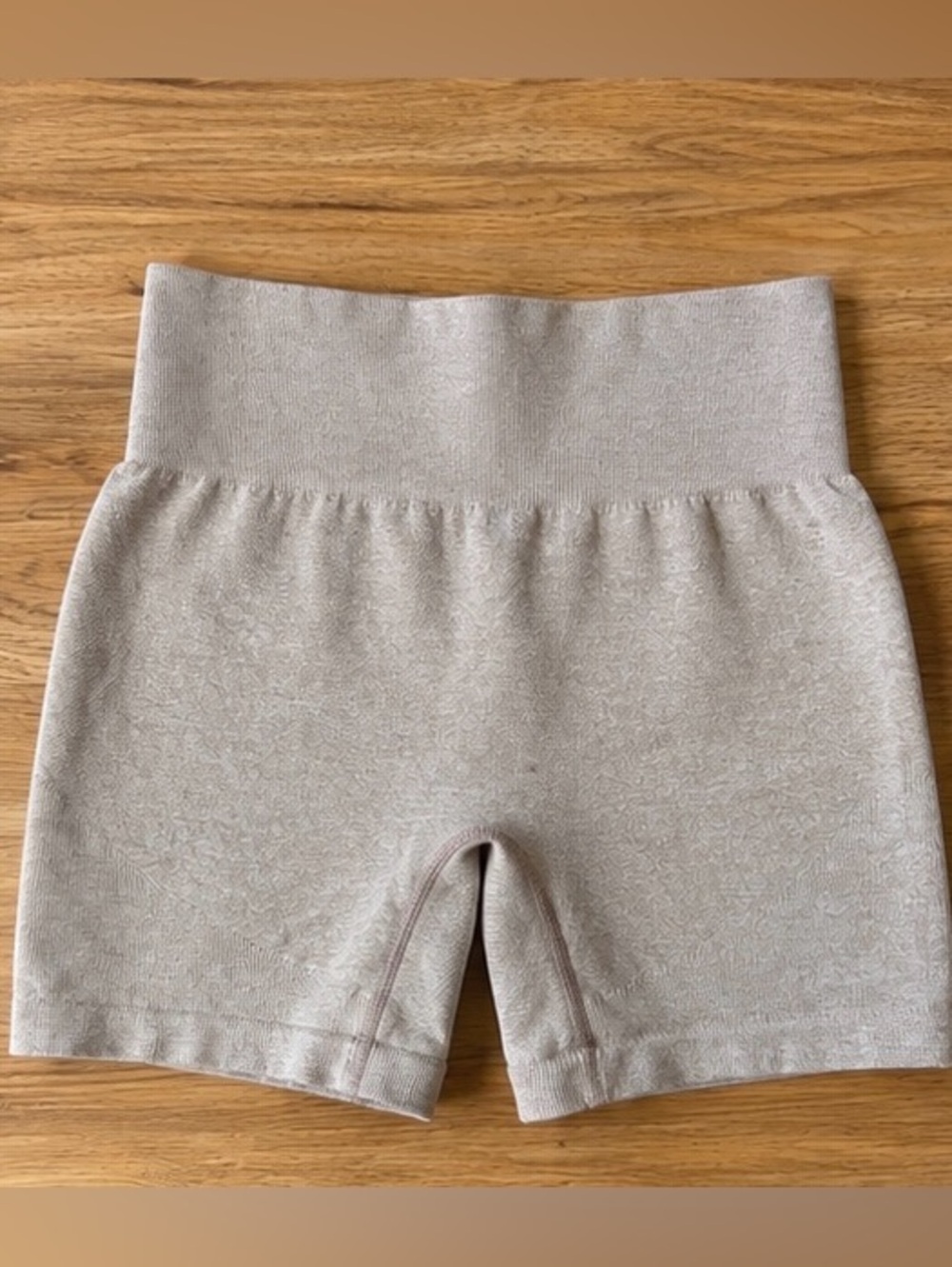 Forever 21 Beige High-Rise Seamless Bike Shorts